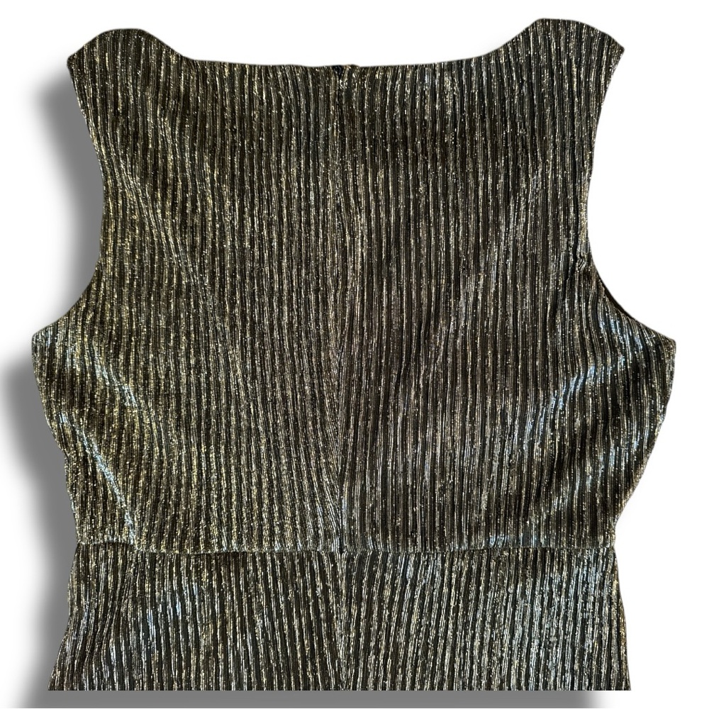 NWT Connected Apparel Sleeveless Metallic Maxi Dress - Picture 11 of 15